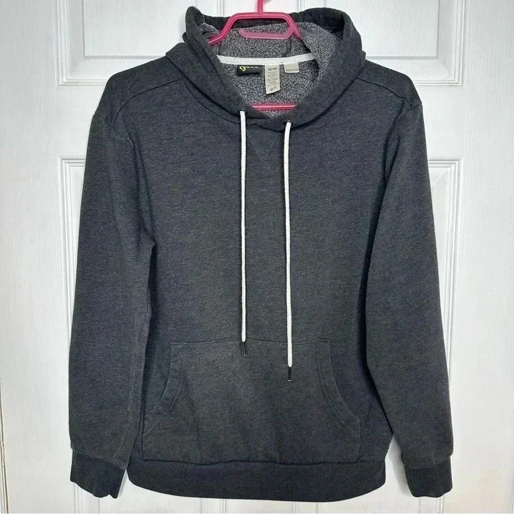 G21 Hoodie  Blackish Grey Front Pocket Size Medium